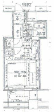 武蔵野タワーズ スカイクロスタワーの間取り画像