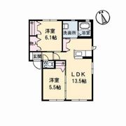 クラヴィエ南昭和 D棟の間取り画像
