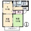 テンダーヴィラB棟の間取り画像