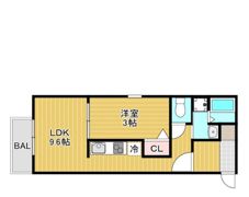 Led矢賀駅前の間取り画像
