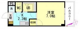 シャローム村岡の間取り画像