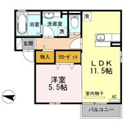 ウィット西深津 A棟の間取り画像