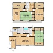 荒川沖東M戸建の間取り画像