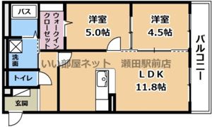 ハートフル エトワールの間取り画像
