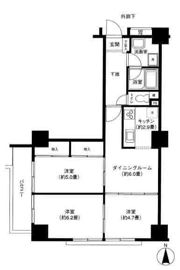 サンフィールド西日暮里の間取り画像