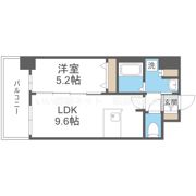 ディームス江坂の間取り画像