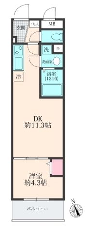 FOREST RESIDENCE TOKIWADAIの間取り画像