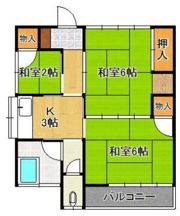小町荘の間取り画像