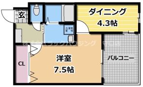 ボヌール菊水の間取り画像