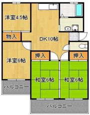 e-lux陣原の間取り画像