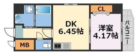 アートレジデンス上町の間取り画像