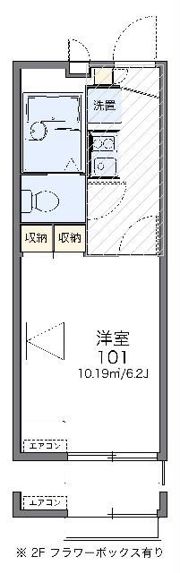 レオパレスピュアライズパートⅡの間取り画像