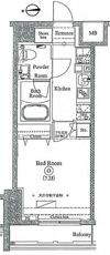 SQUARE CITY NISHIDAI AZの間取り画像