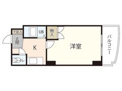 カルティエ城北通りの間取り画像