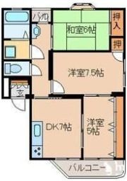 ライズマンション大町の間取り画像