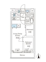 プラネソシエプラス桜台の間取り画像