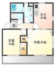 シュクルBの間取り画像
