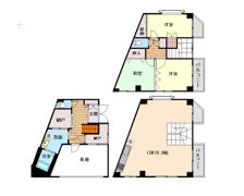 篠原中町戸建の間取り画像