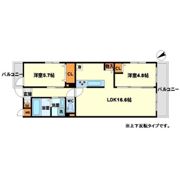 ガルデン穂波の間取り画像