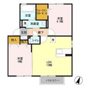 ボナール Aの間取り画像