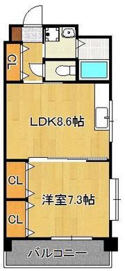 コートハウス大手町の間取り画像