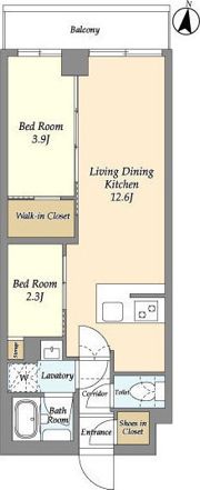 アジールコート練馬中村橋の間取り画像