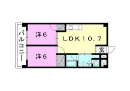 セントラルハイム弐番館の間取り画像