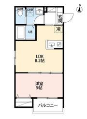 Cuore 新所沢の間取り画像