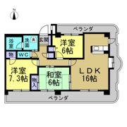 サンライズ新舞子の間取り画像