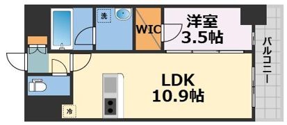 グランドファースト大阪福島の間取り画像