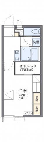 レオパレスサンサーラの間取り画像