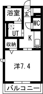 アズールの間取り画像