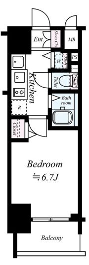 プレサンス立売堀アーバンスタイルの間取り画像