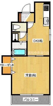 ベルエール八本松の間取り画像
