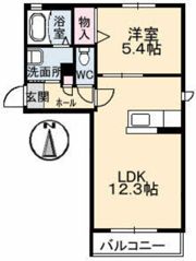 フローラルコートの間取り画像