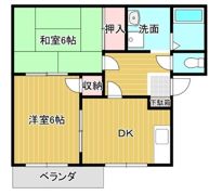ハイツヒミコD棟の間取り画像