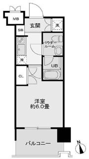 レジディア新宿御苑の間取り画像