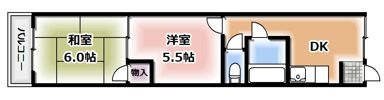 ローヤルハイツ石原の間取り画像