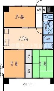 レジデンス松本の間取り画像