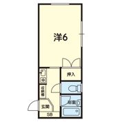 クレアート黒髪の間取り画像