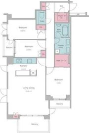 レジディア御殿山の間取り画像