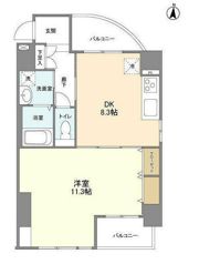 CASSIA錦糸町South Courtの間取り画像