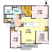 Le・Bois（ル・ボワ）の間取り画像