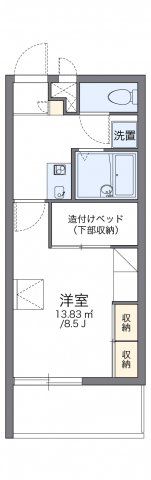 レオパレス銘苅の間取り画像