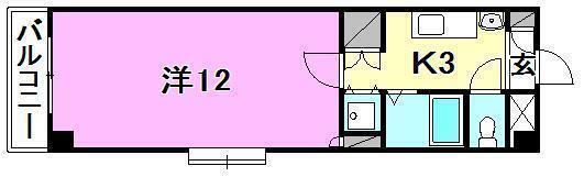 ベルメゾン生石南の間取り画像