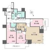 ザ・パークハウス三田ガーデン タワー棟の間取り画像