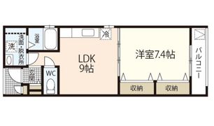 プランドール南方の間取り画像