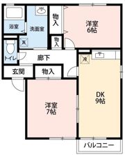 K’SシャンブルⅢの間取り画像