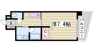 CITYSPIRE神戸元町Ⅰの間取り画像