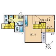 クレアーレ博多の間取り画像